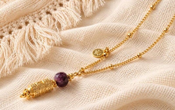 Collier Mantra- Grenat