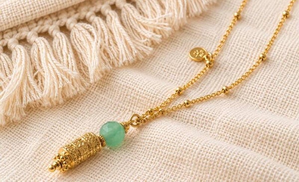 Collier Mantra- Aventurine