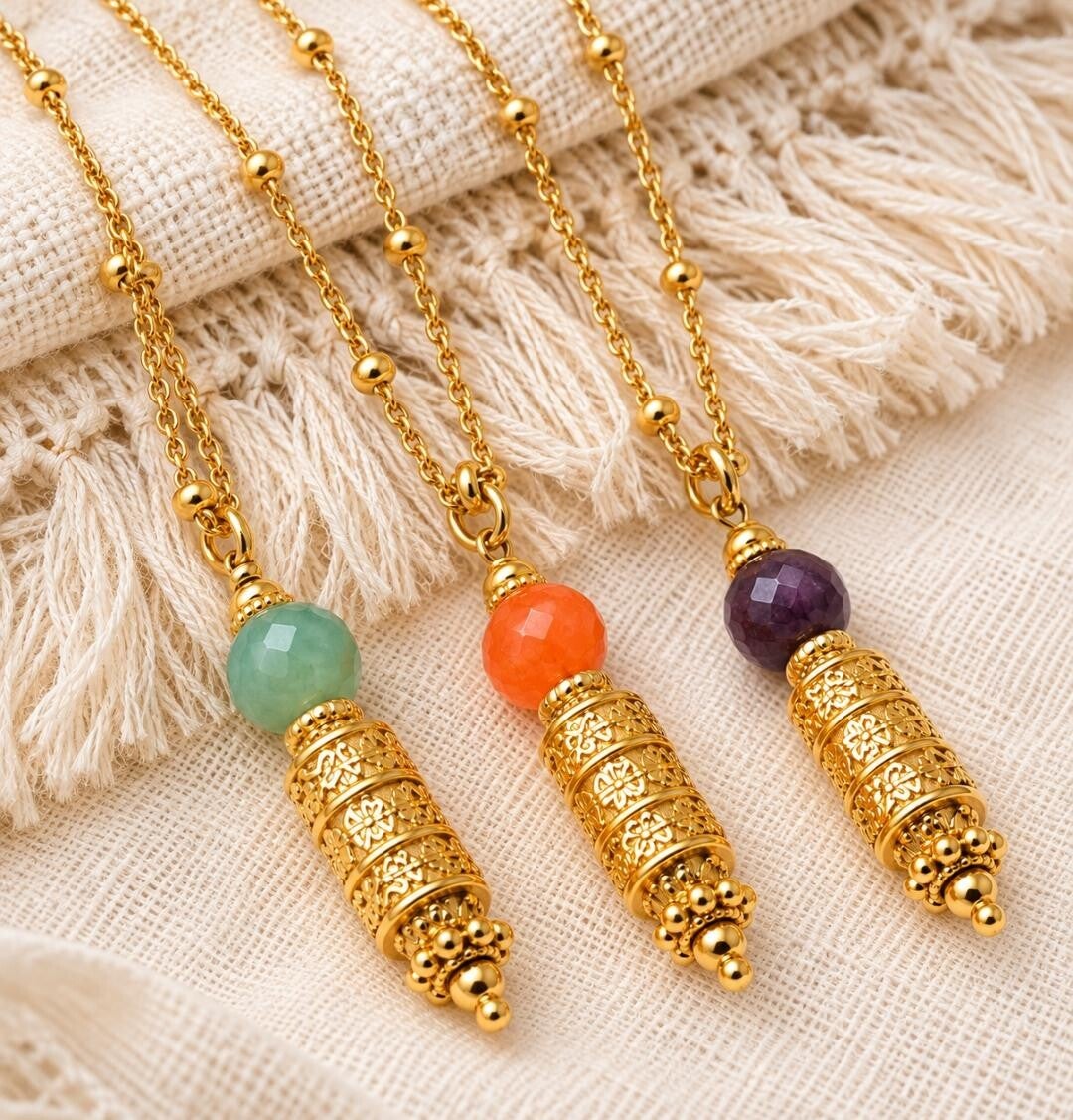 Collier Ethnique Mantra
