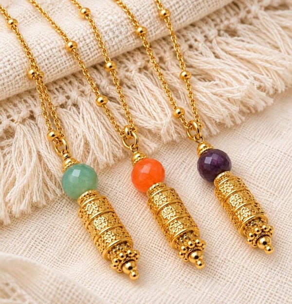 Collier Ethnique Mantra