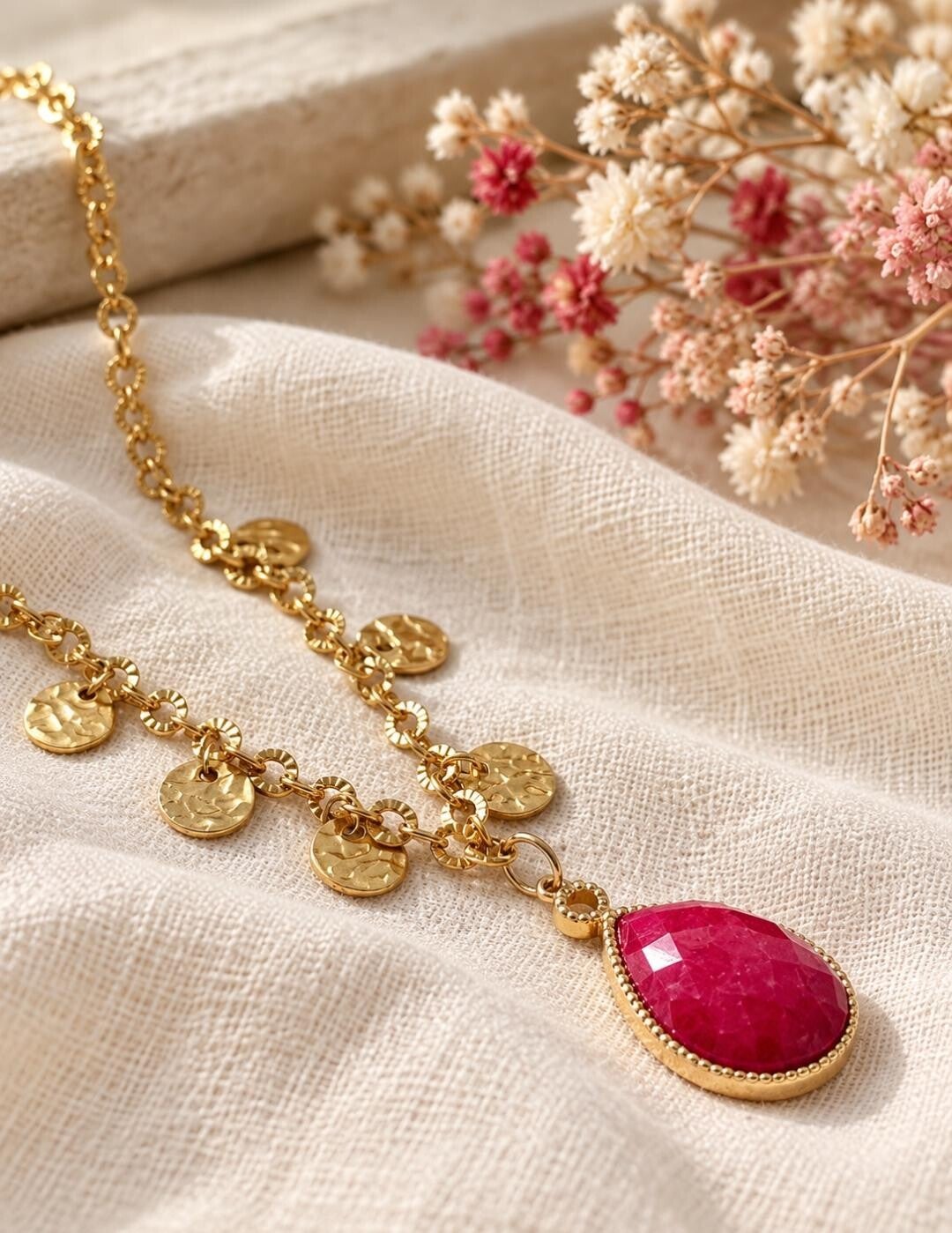 Collier Chakra Rouge
