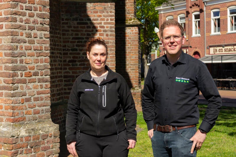  Initiatiefnemers van 'Week van de Stenen Winkel' in Varsseveld Natas Otten en Menno Vermeulen / Foto: Sven Dimmendaal