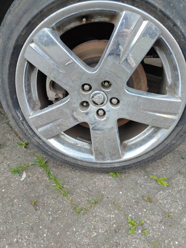 Set van 4 Originele 19 inch Chrome "Custom" Velgen - Jaguar XJ350
