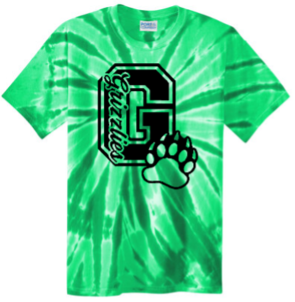 Big G Kelly Green Tie Dye Tee