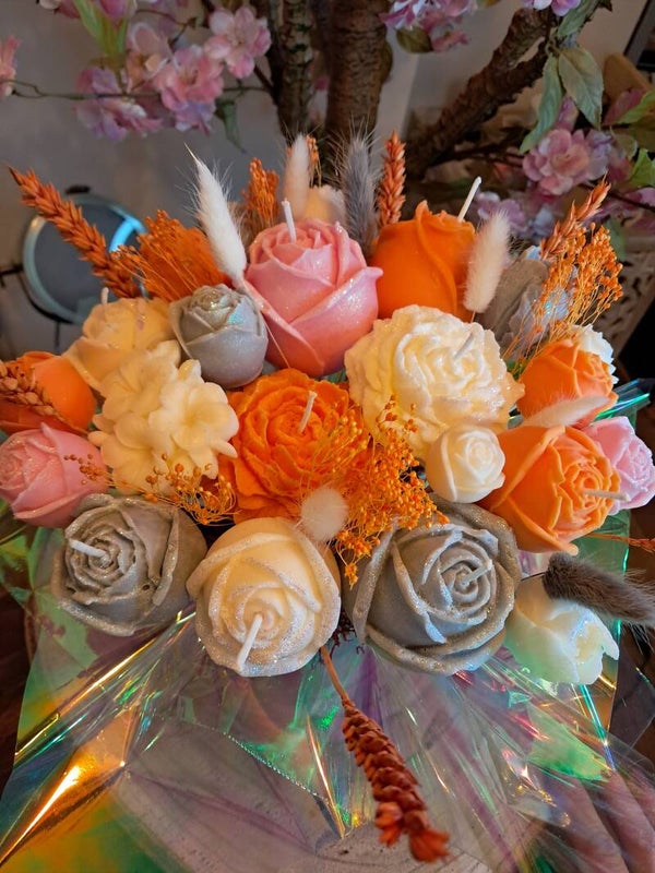 Bouquet "Éclipse de lune" ( orange)