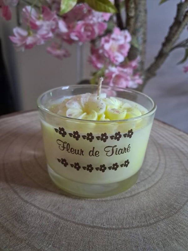 Bougie "Fleur de Tiaré"
