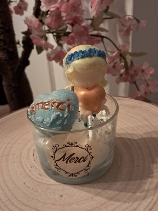 Bougie "Merci"