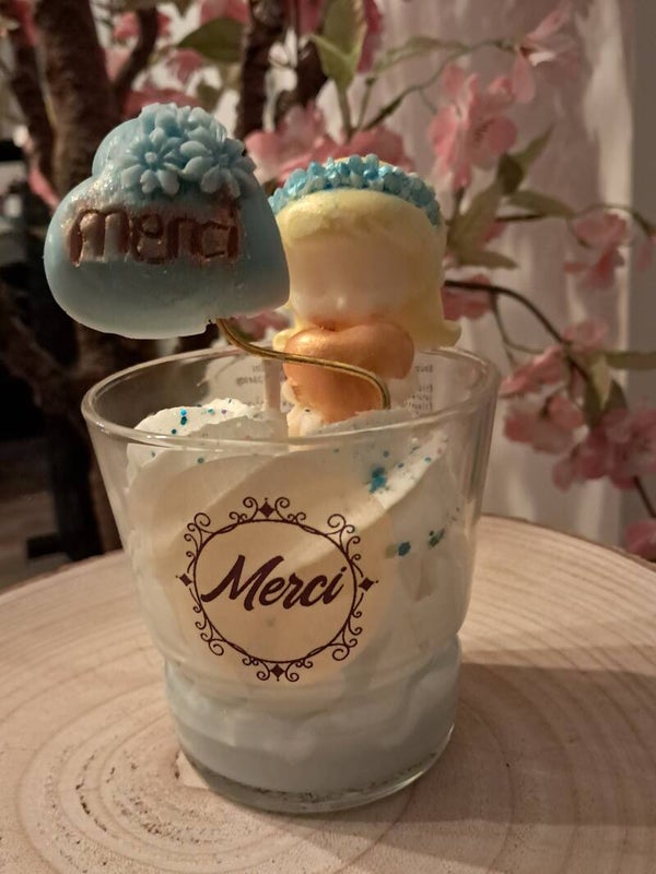 Bougie "Merci"