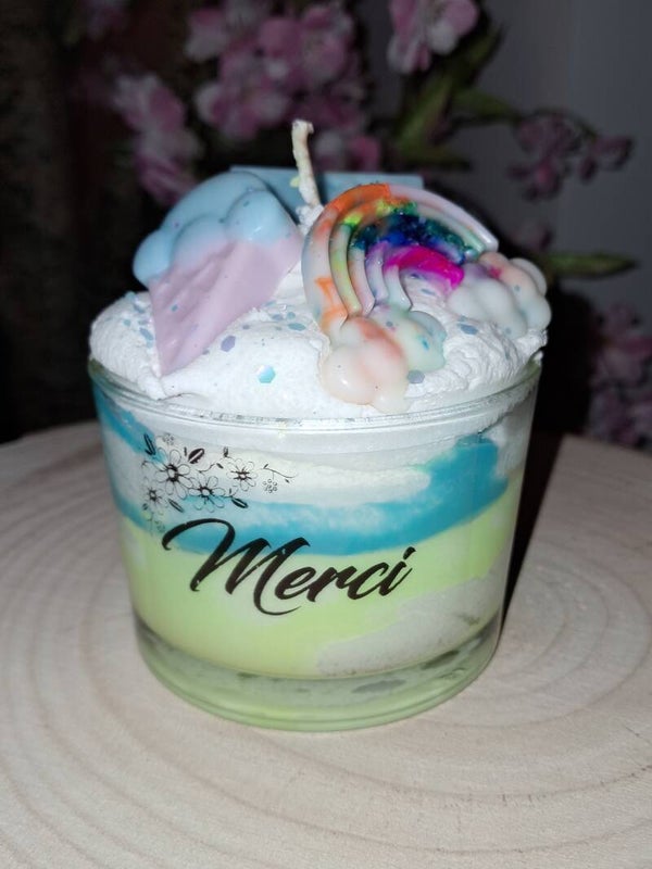 Bougie "Merci"