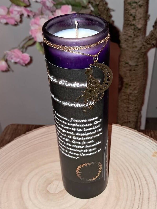 Ma bougie d'intention "Méditation spirituelle"