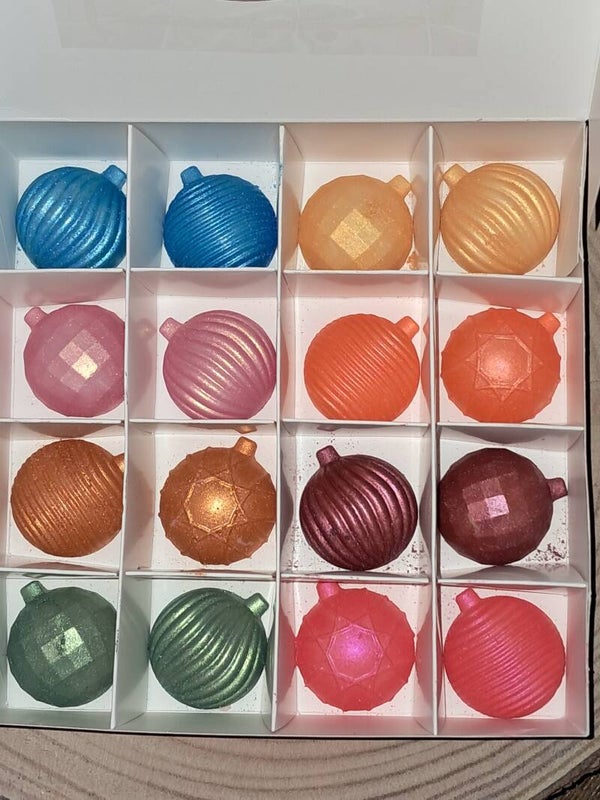 Coffret fondants boules de Noël