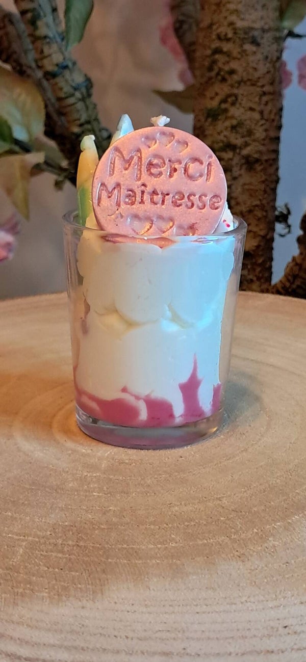 Bougie "Merci maîtresse"