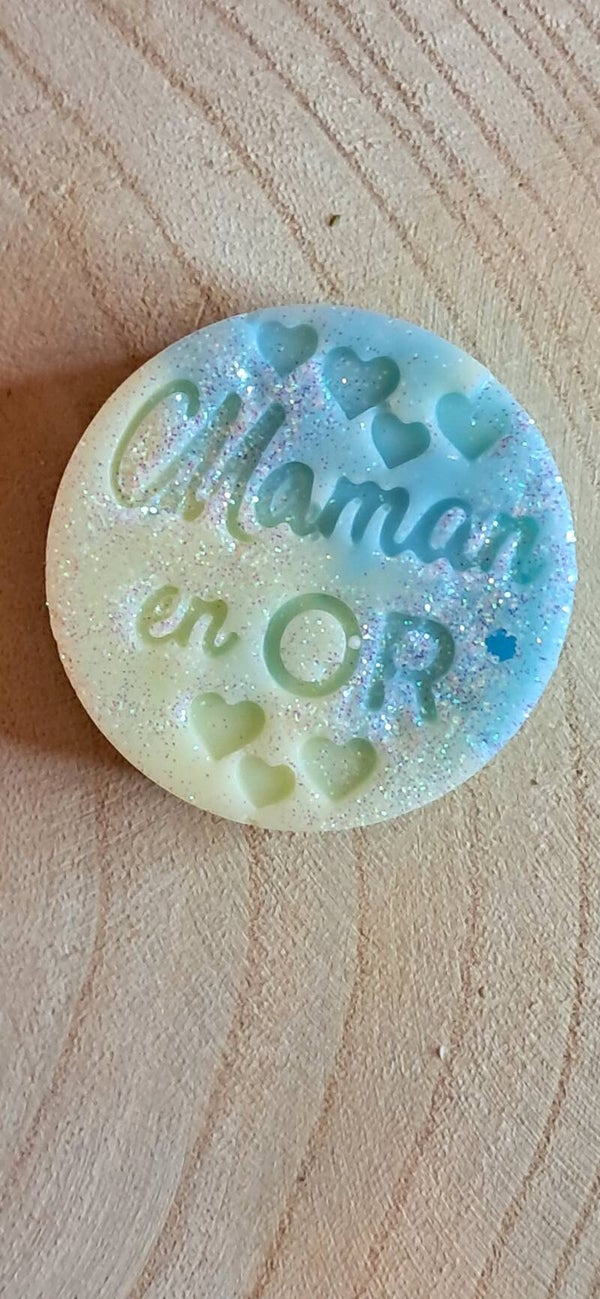 Fondant "Maman en or"