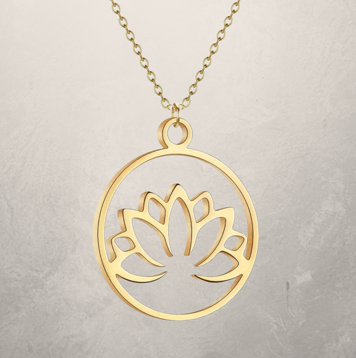 Collier Lotusblume