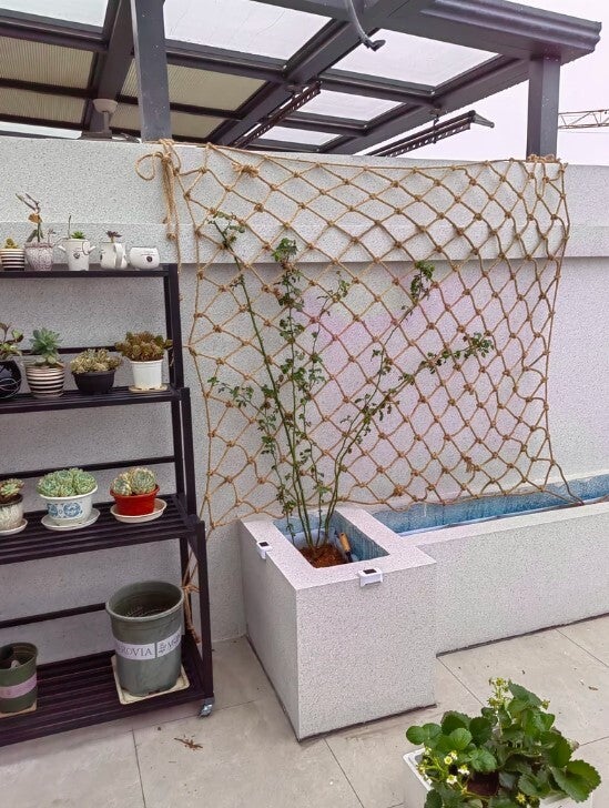 Filet rambarde 1x3M( mailles 100 mm - ∅ 8 mm)