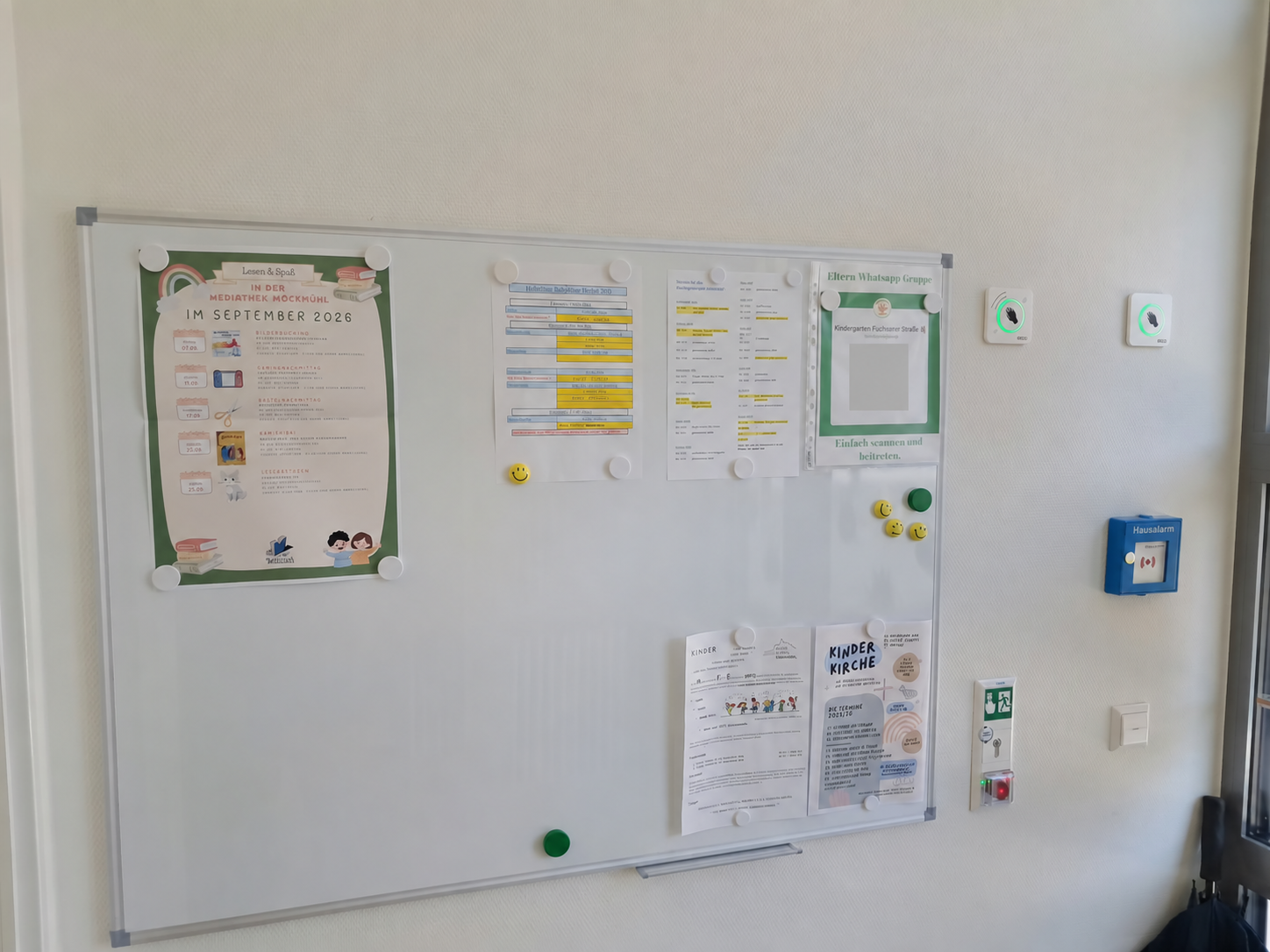 Infotafel für Familien – Kindergarten Ruchsener Straße