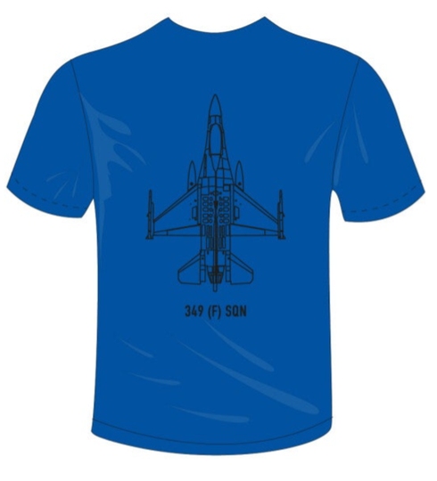 T-Shirt Blue F-16