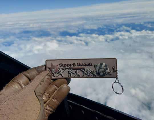 80 Years 349 on D-Day Keychain