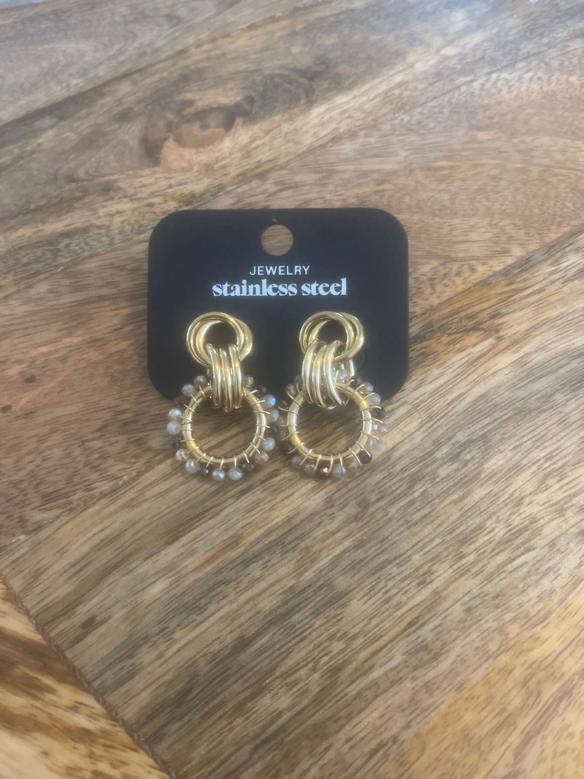 Crystal rings champagne