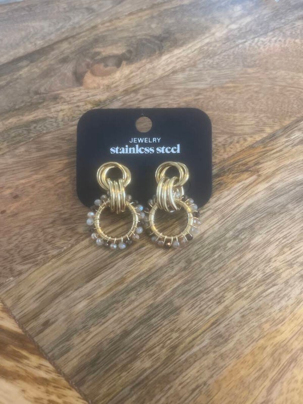 Crystal rings champagne