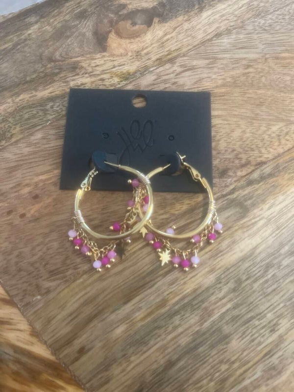Star pink rings