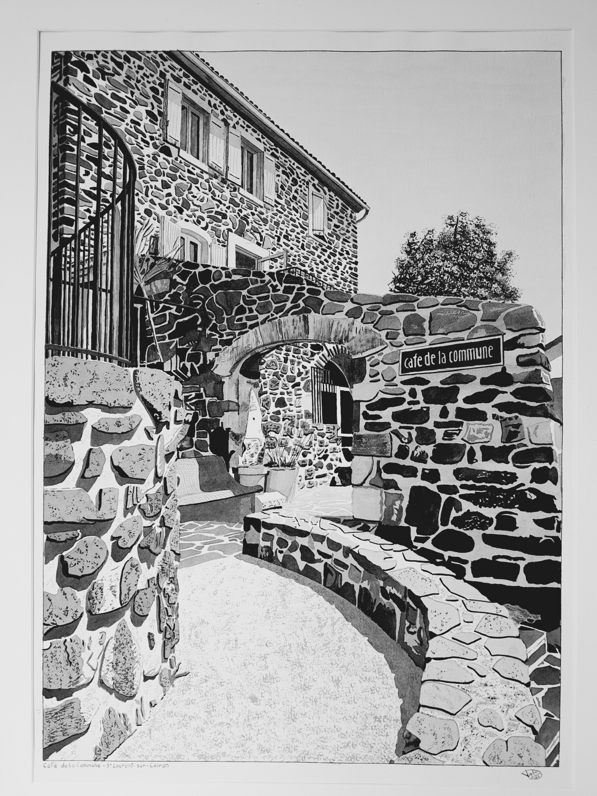 LE CAFE DE LE COMMUNE - ST-LAURENT-SUR-COIRON.