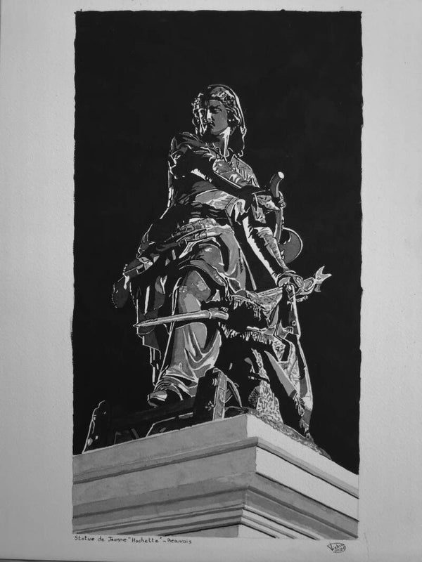 STATUE JEANNE HACHETTE - BEAUVAIS