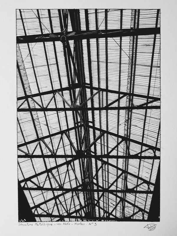 STRUCTURE METALLIQUE - LES NEFS - NANTES - N°3.