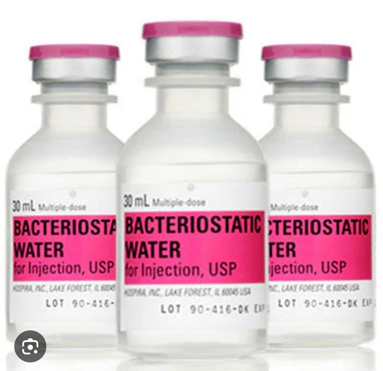 Bac water 30 ML vial