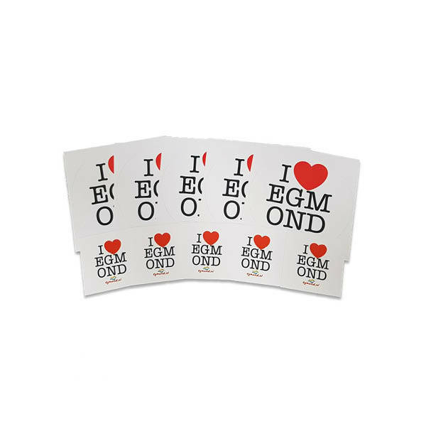 Stickers I love Egmond