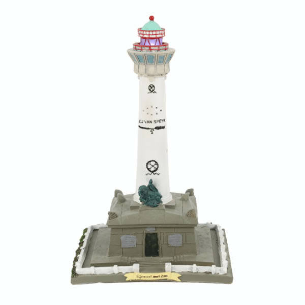 Vuurtoren Van Speijk beeld met verlichting (25 cm)