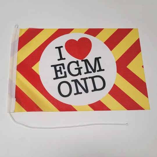 Kleine I LOVE EGMOND Vlag