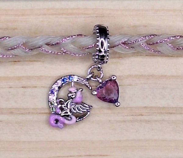 Bracelet licorne de cœur