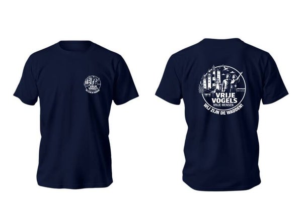 T Shirt Vrije vogels, vrije mensen Alle vuurtorens