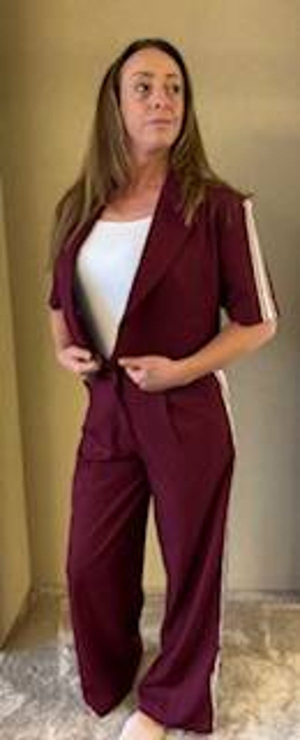 broek met korte blazer