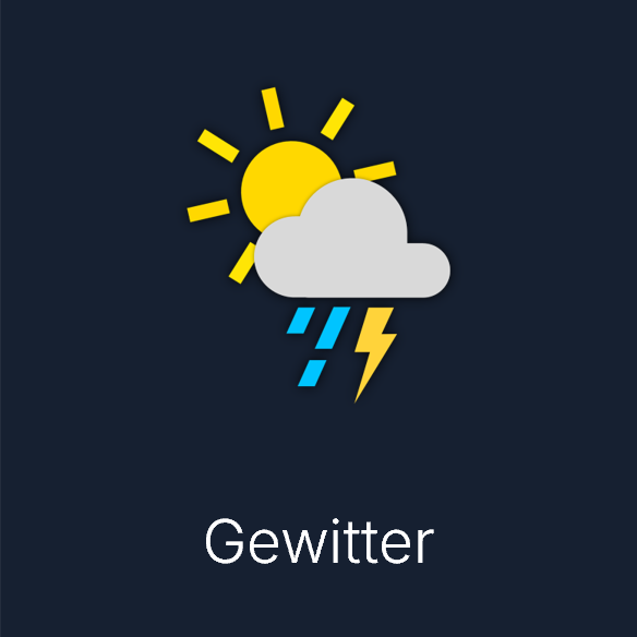 Wettersymbol: Gewitter