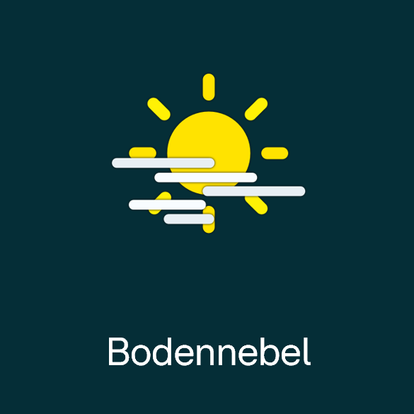 Wettersymbol: Bodennebel