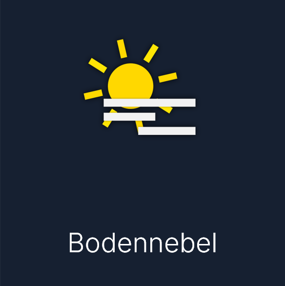 Wettersymbol: Bodennebel