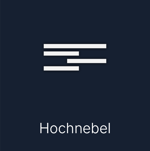 Wettersymbol: Hochnebel
