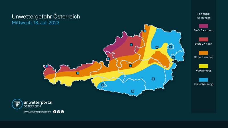 Sinn und Unsinn einer Warnkarte | UnwetterPortal Österreich