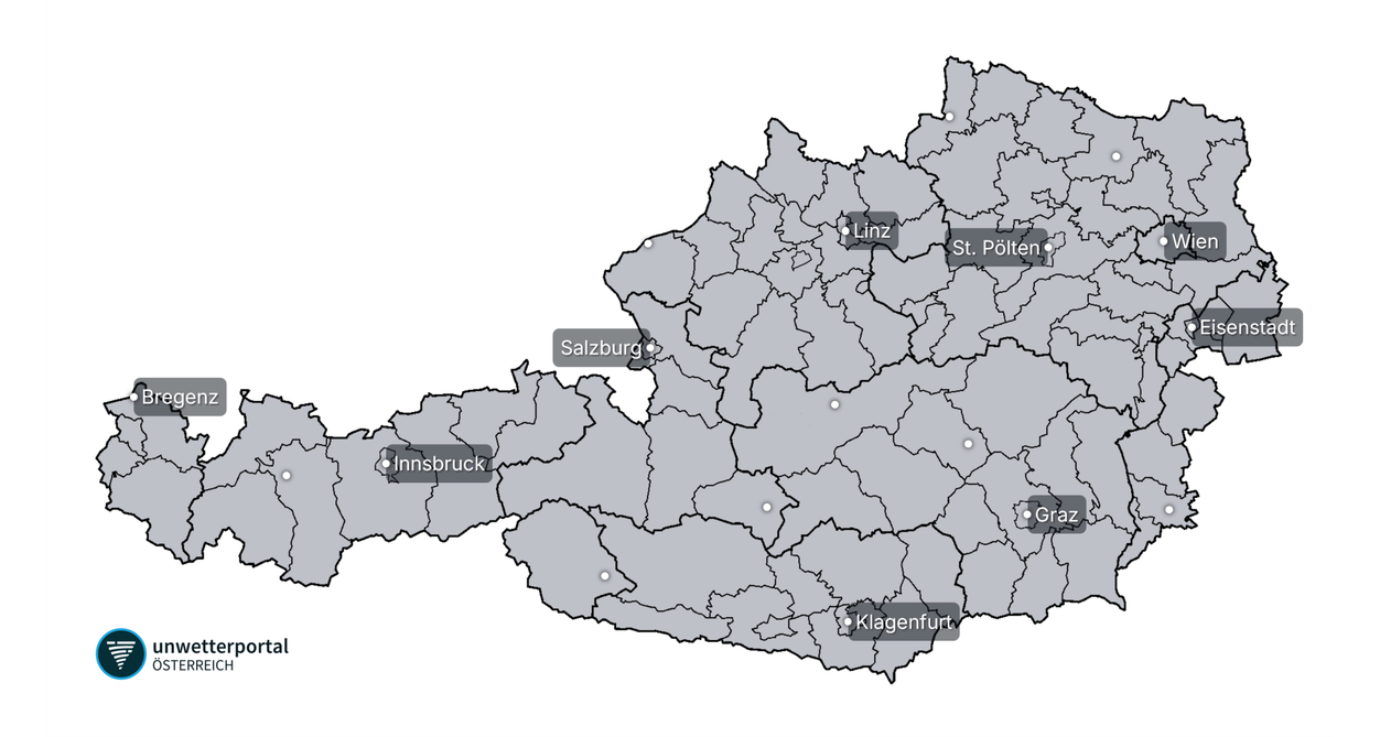 Wetterkarte Österreich