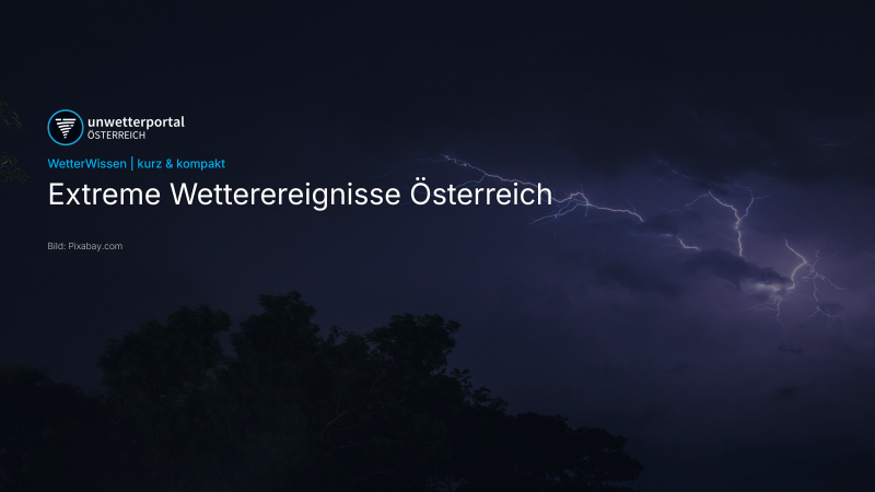 Extreme Wetterereignisse in Österreich | UnwetterPortal Österreich