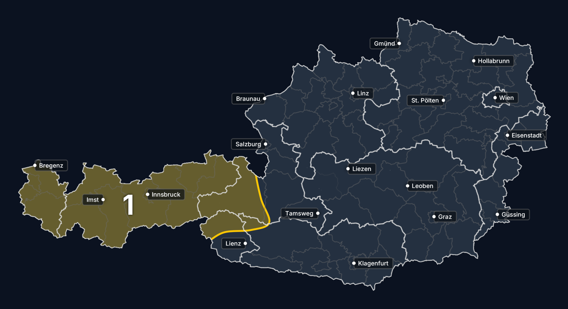 Unwettergefahr Österreich | www.unwetterportal.com