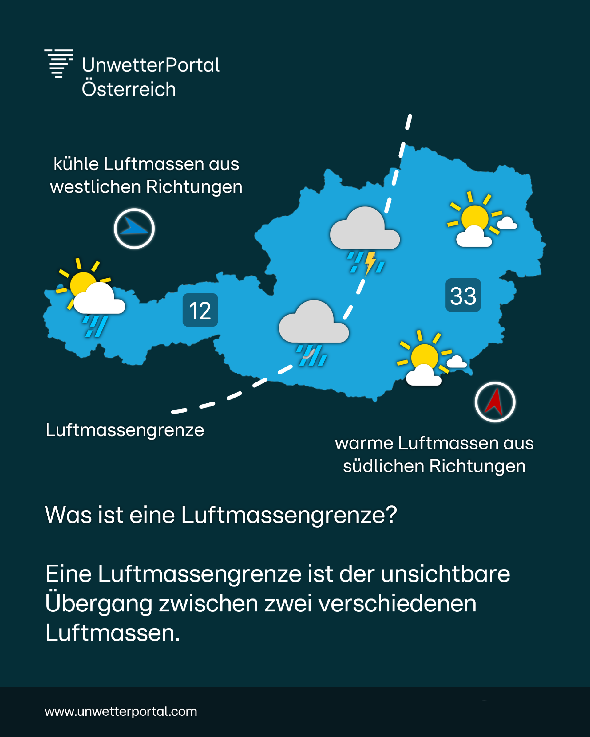 Was ist eine Luftmassengrenze? | www.unwetterportal.com