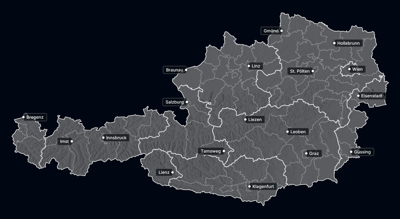 Wetterkarte Österreich