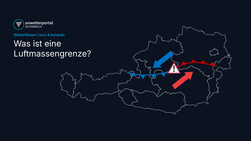 Was ist eine Luftmassengrenze? | UnwetterPortal Österreich