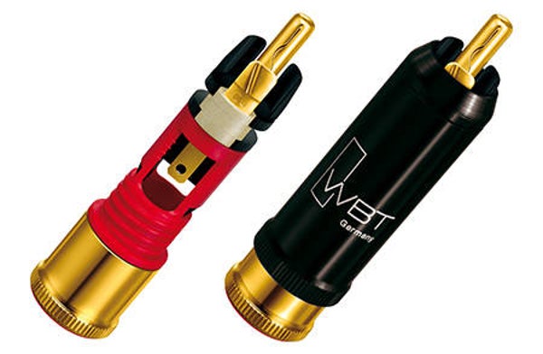 WBT 0110 Cu RCA-connector, nextgen set van vier
