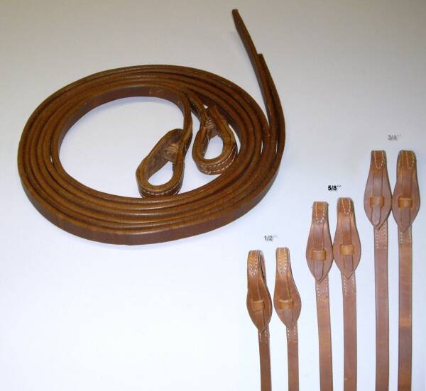 Split Reins Westernzügel- Quick Change US Harness Zügel - 5/8 ''