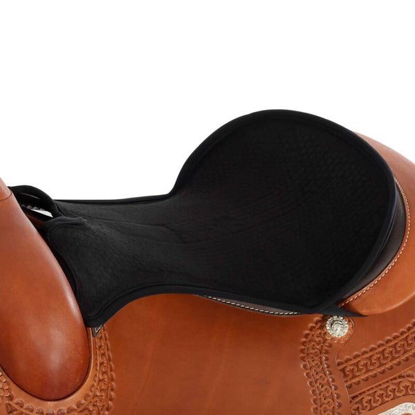 Acavallo Standard seat saver western Classic gel-in Dri-lex 10mm schwarz