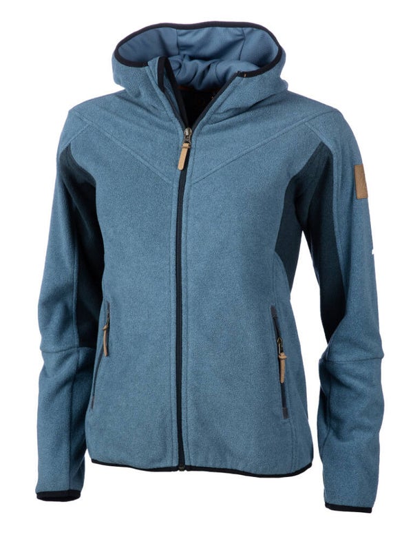 Anar Ahkku Q Damen Fleecejacke blau